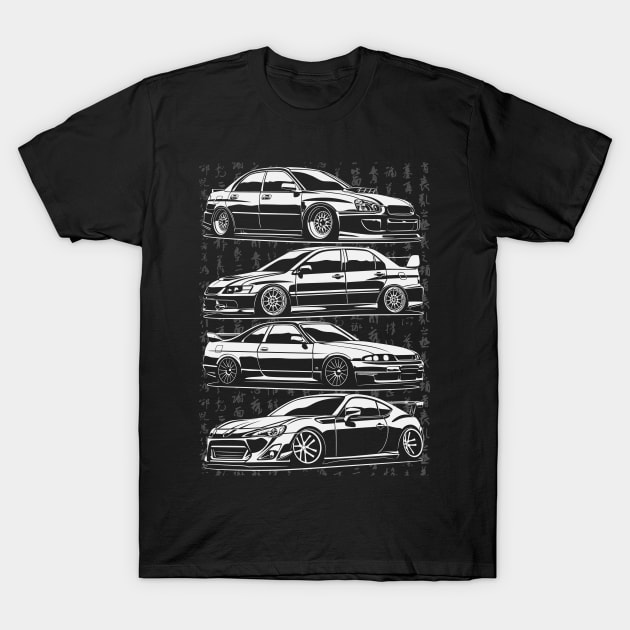 Jdm crew T-Shirt by Markaryan